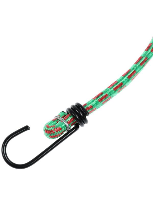 Резинка крепления TORSO 120 cм, d 8 мм, металлические крючки, микс, набор 2 шт