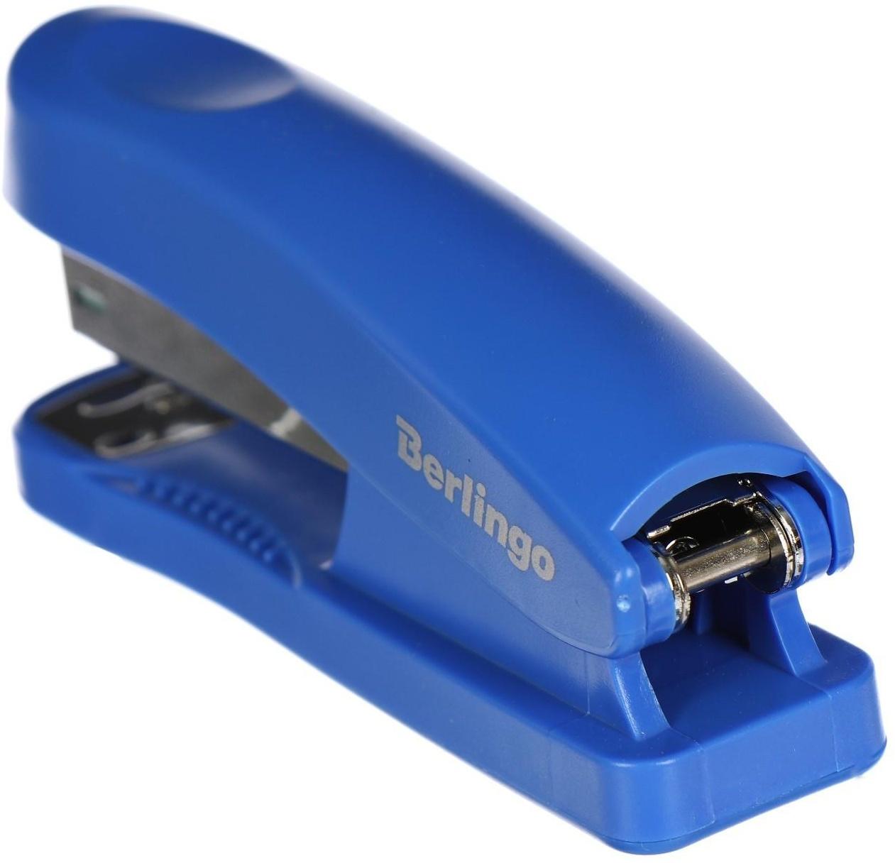 Степлер №24-26/6 25 листов Berlingo пласт микс