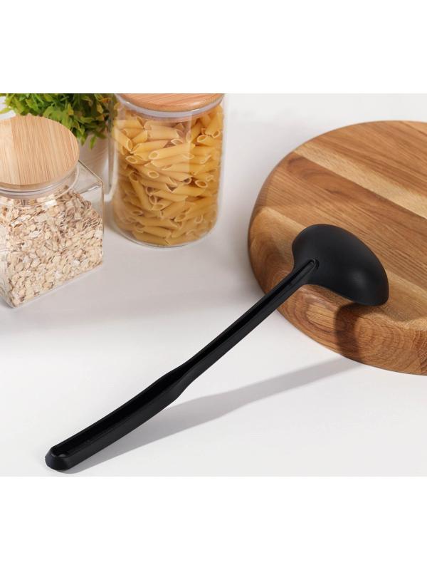 Половник Доляна «Орихалк», 30 см, цвет чёрный