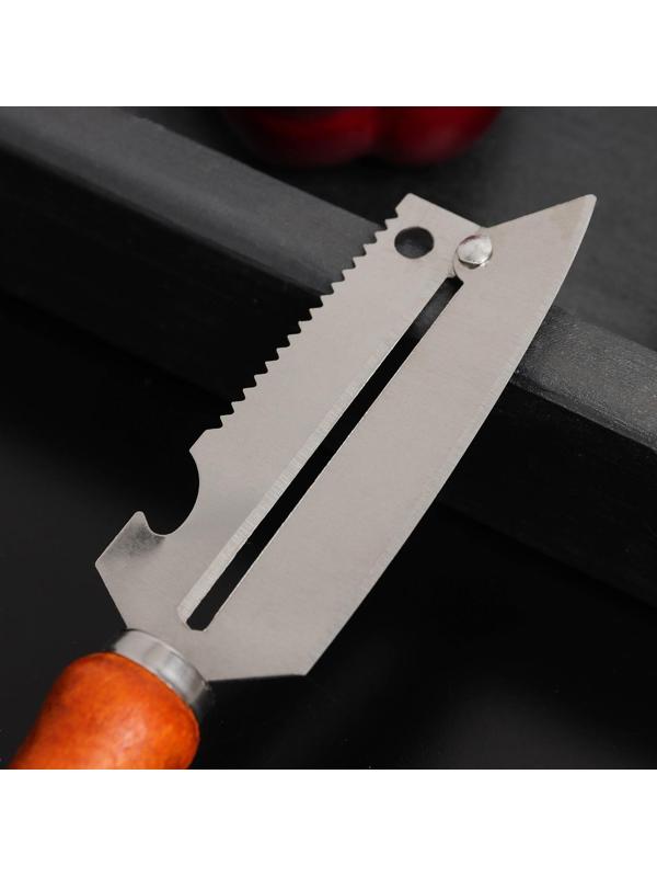 Шинковка «Ретро», 20 см, цвет коричневый