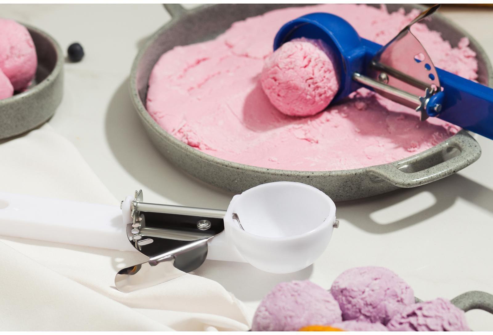 Ложка для мороженого Доляна «Помощник», 50 мл, 20,5 см, цвет МИКС