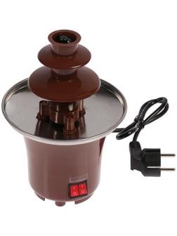 Шоколадный фонтан Luazon LFF-01, загрузка 0.7 кг, коричневый