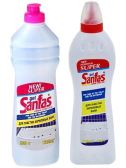 Средство для акриловых ванн SUPER SANFAS, гель, 500 г