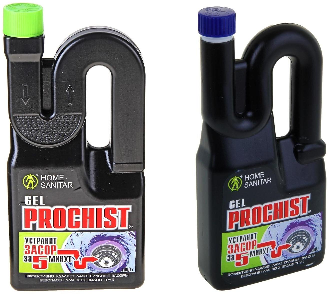 Средство для быстрой очистки канализации Home Sanitar Prochist, гель, 1 кг