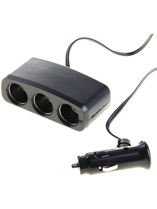 Разветвитель прикуривателя, 3 гнезда