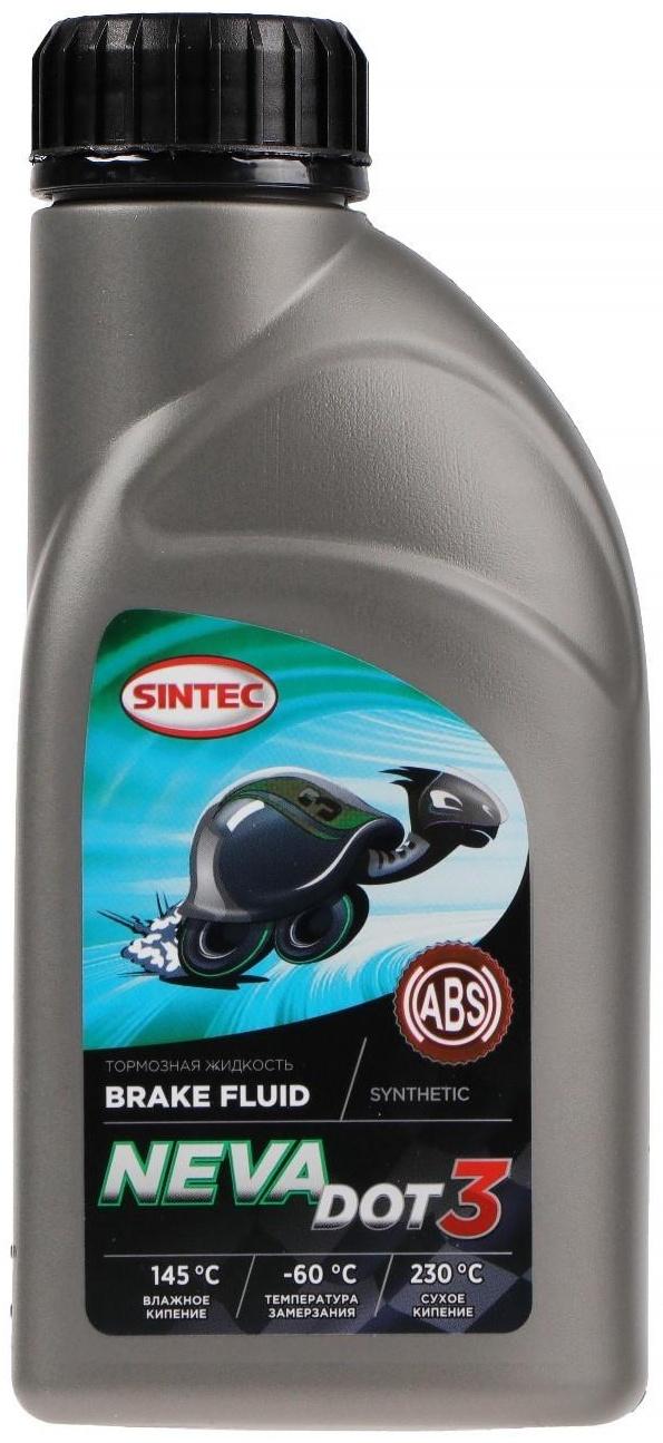 Тормозная жидкость Sintec Нева Dot-3, 455 г