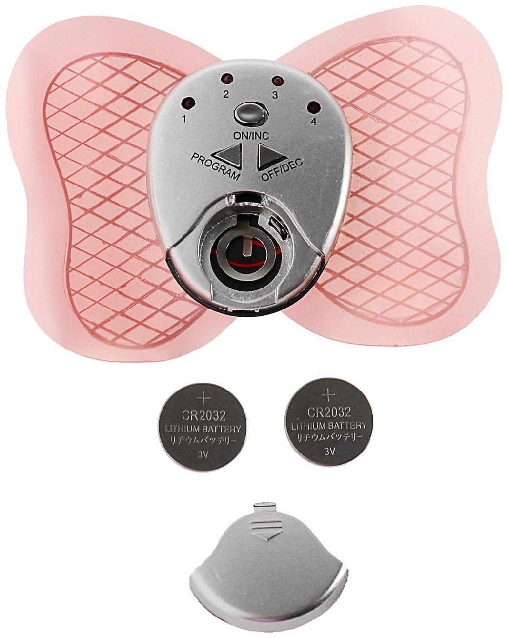 Массажёр для тела Luazon 9015, антицеллюлитный, 6 режимов, 2xCR2032 (в комплекте), МИКС