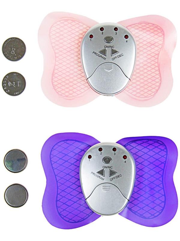 Массажёр для тела Luazon 9015, антицеллюлитный, 6 режимов, 2xCR2032 (в комплекте), МИКС