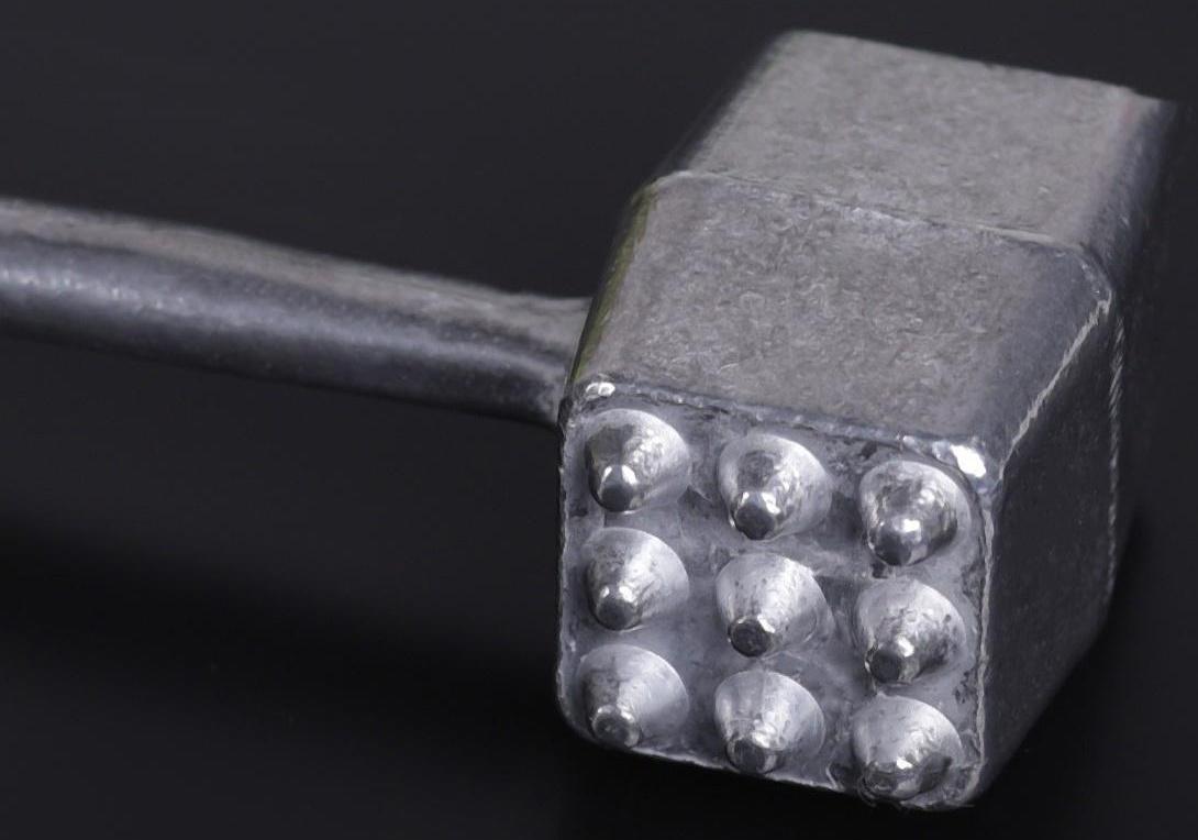 Молоток для мяса, из алюминия, 21,5 см