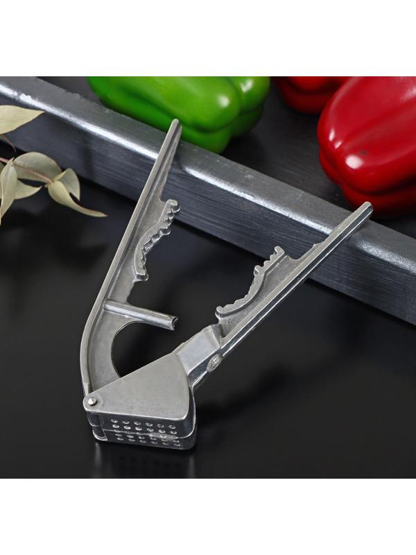 Пресс для чеснока, орехокол 2 в 1, из алюминия