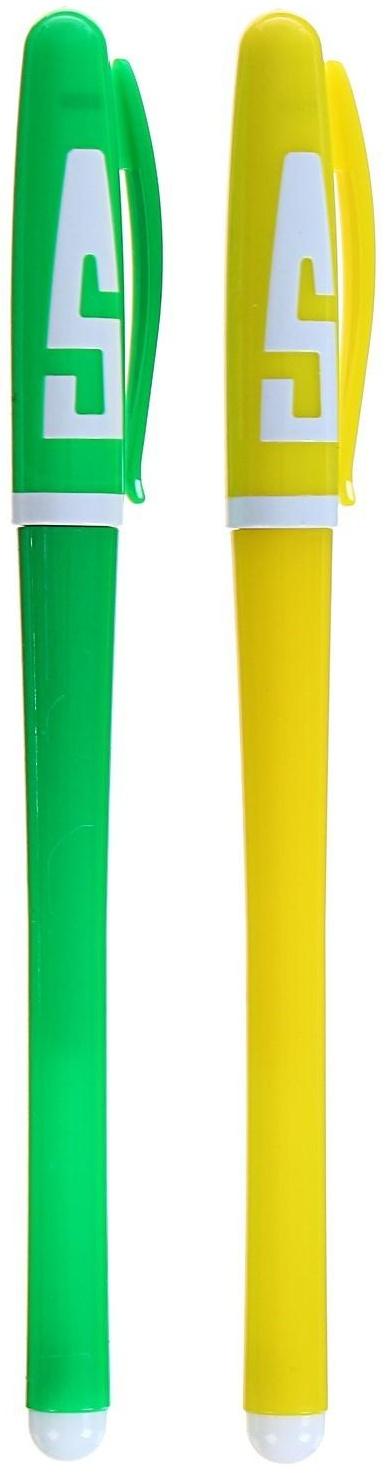 Набор гелевых ручек, 6 цветов, корпус цветной с белыми вставками, в блистере