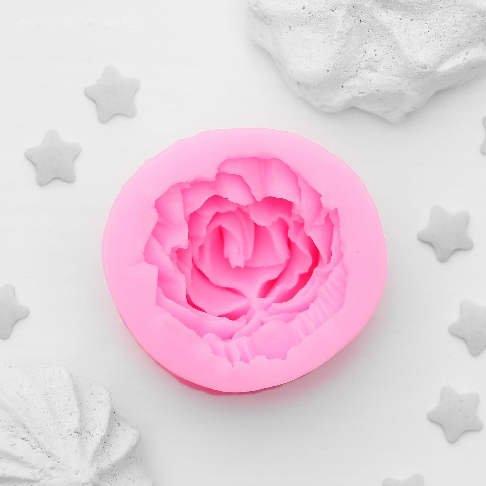 Молд «Роза», 4,5×2 см, цвет МИКС