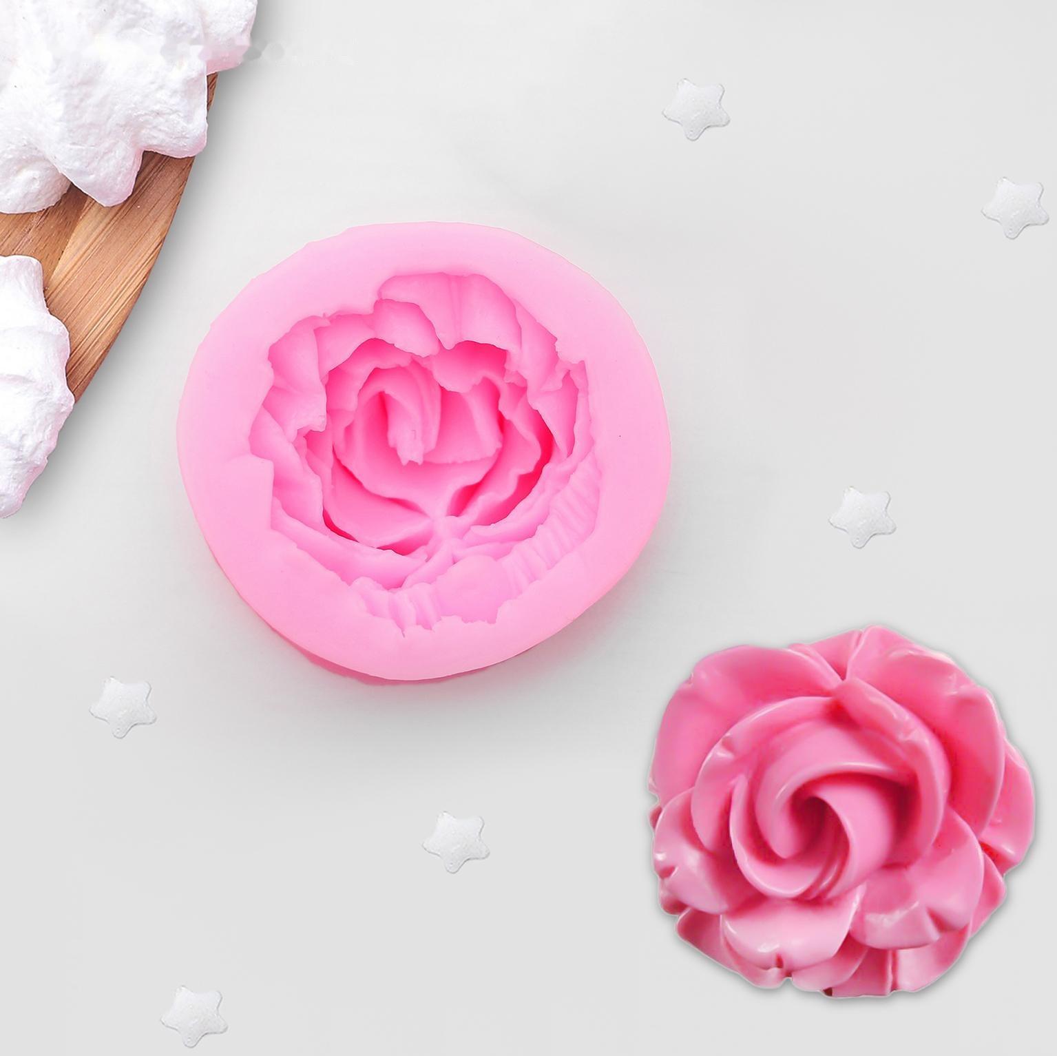 Молд «Роза», 4,5×2 см, цвет МИКС