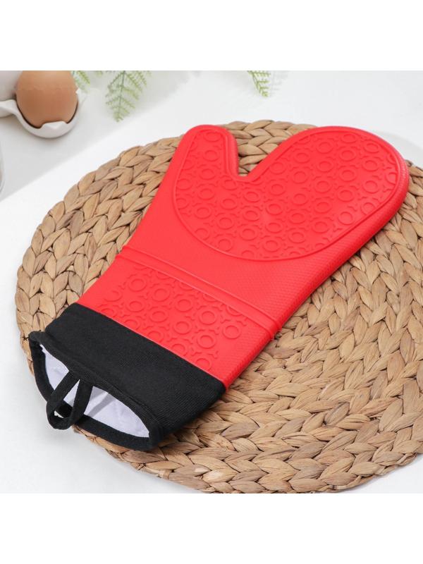 Рукавица силиконовая для горячего с манжетой Доляна «Профи», 36×18,5 см, цвет МИКС