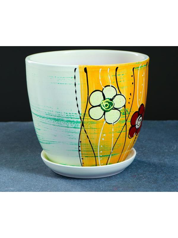 Горшок цветочный Рапсодия 2,5л с подставкой