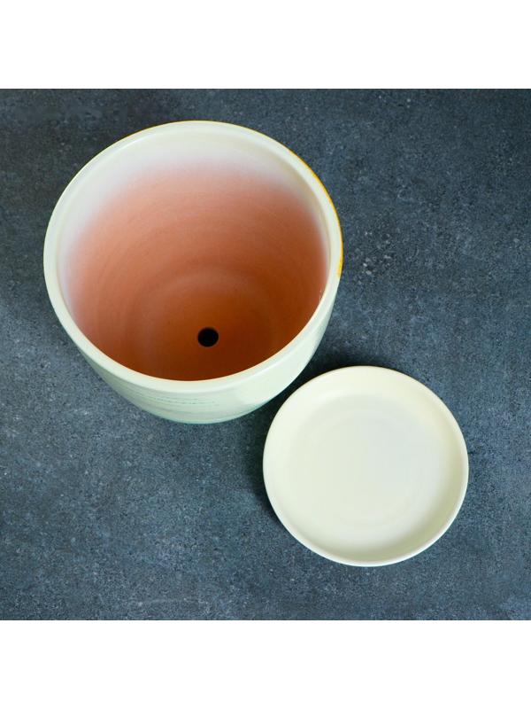 Горшок цветочный Рапсодия 2,5л с подставкой