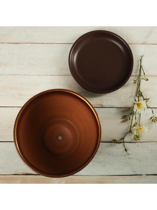 Горшок цветочный Саванна 5л с подставкой