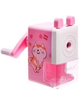 Точилка механическая с контейнером 