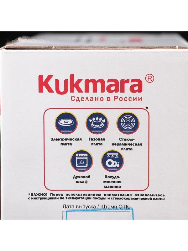 Кастрюля «Традиция», 1 л, 23×18×9 см, стеклянная крышка, антипригарное покрытие, цвет чёрный