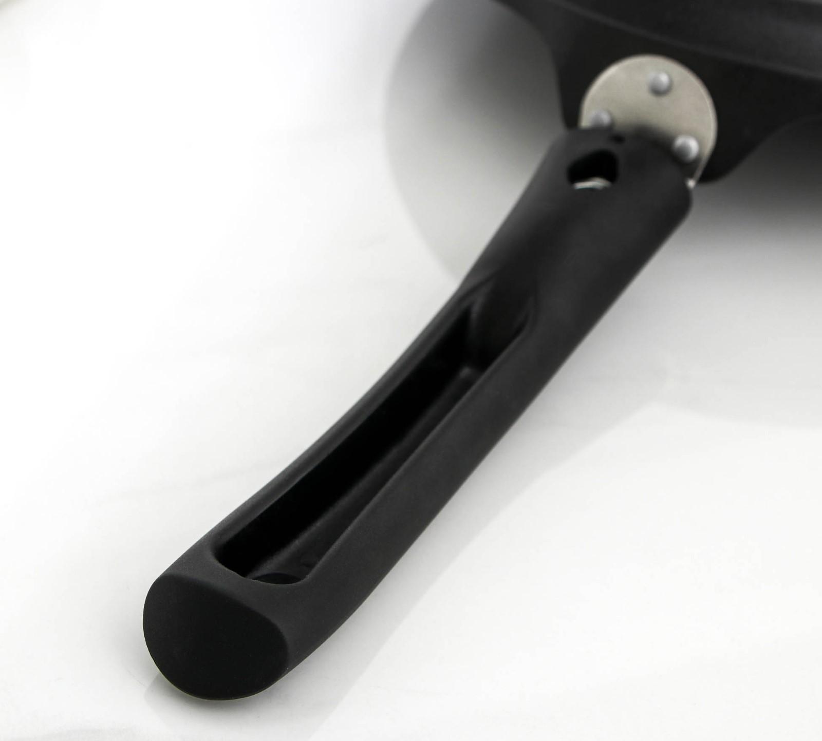 Сковорода блинная «Традиция», d=22 см, съёмная ручка, антипригарное покрытие, цвет чёрный