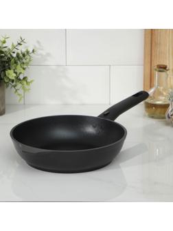 Сковорода «Традиция», d=22 см, съёмная ручка, антипригарное покрытие, цвет чёрный