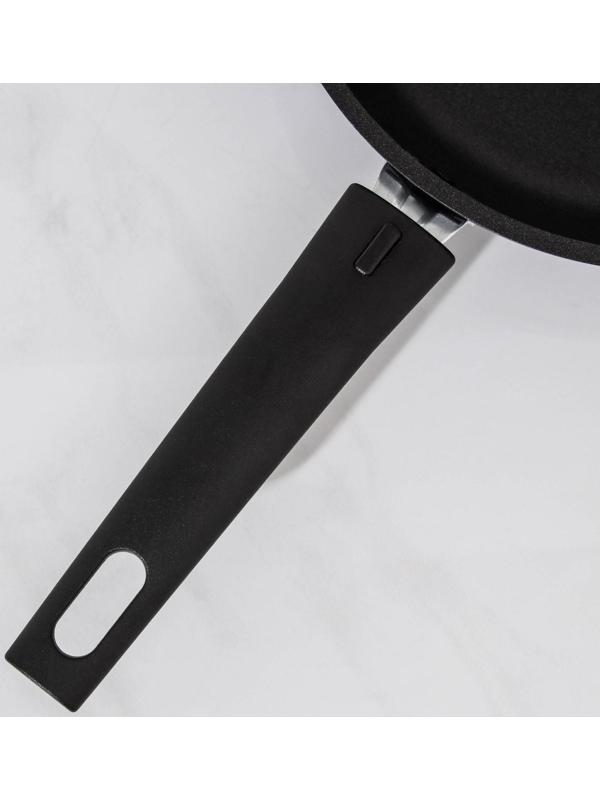 Сковорода «Традиция», d=26 см, съёмная ручка, антипригарное покрытие, цвет чёрный