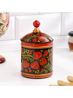 Кадочка, средняя, 9×14 см, хохлома, микс