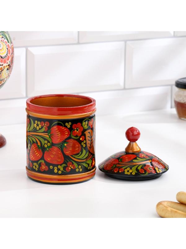 Кадочка, средняя, 9×14 см, хохлома, микс