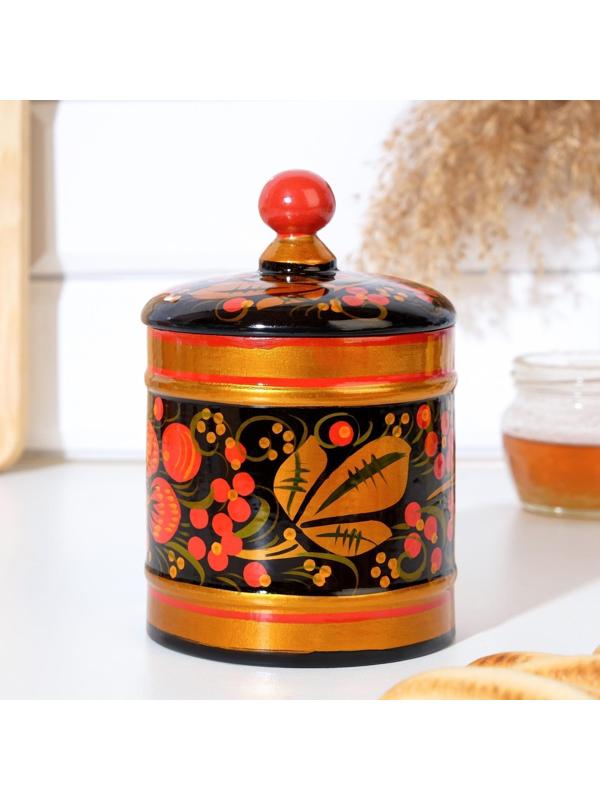 Кадочка, средняя, 9×14 см, хохлома, микс