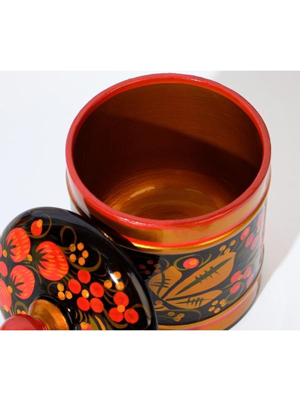 Кадочка, средняя, 9×14 см, хохлома, микс