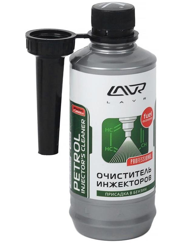 Очиститель инжекторов LAVR, присадка в бензин на 40-60 л, 310 мл, флакон Ln2109