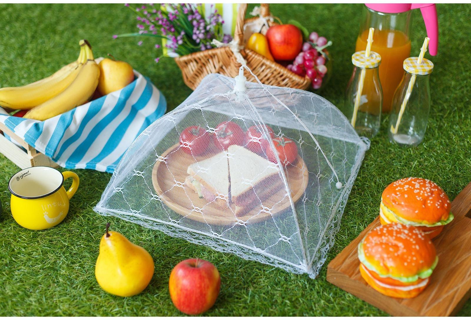 Сетка для продуктов защитная «Квадрат», 35×35 см, цвет МИКС