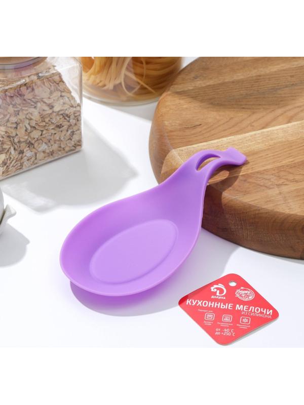 Подставка под ложку Доляна «Симпл», 21×10 см, цвет МИКС