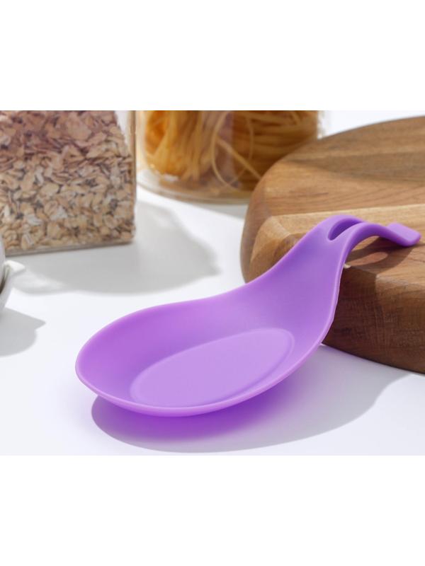 Подставка под ложку Доляна «Симпл», 21×10 см, цвет МИКС