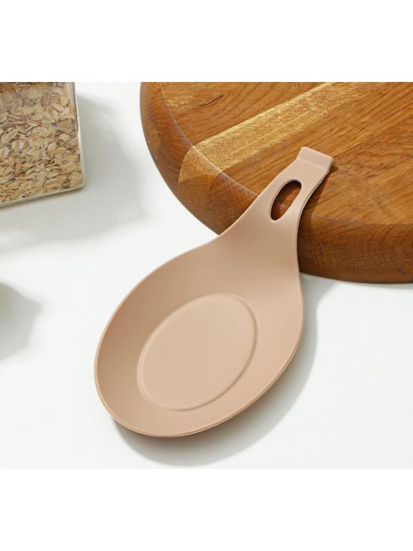 Подставка под ложку Доляна «Симпл», 21×10 см, цвет МИКС