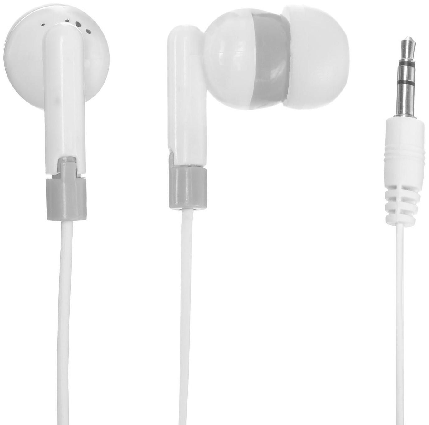 Наушники LuazON W-23, вакуумные, МИКС