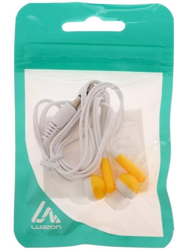 Наушники LuazON W-23, вакуумные, МИКС