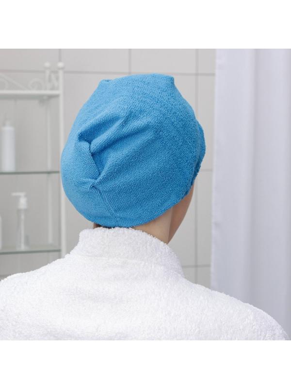 Чалма для сушки волос Доляна, микрофибра, цвет МИКС