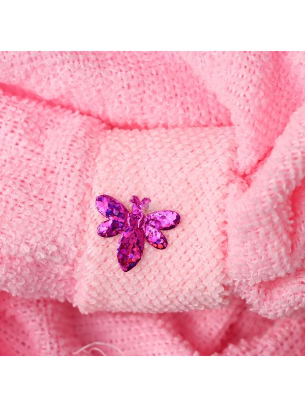 Чалма для сушки волос Доляна, микрофибра, цвет МИКС