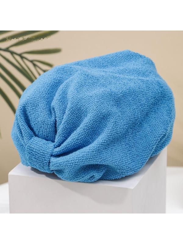 Чалма для сушки волос Доляна, микрофибра, цвет МИКС