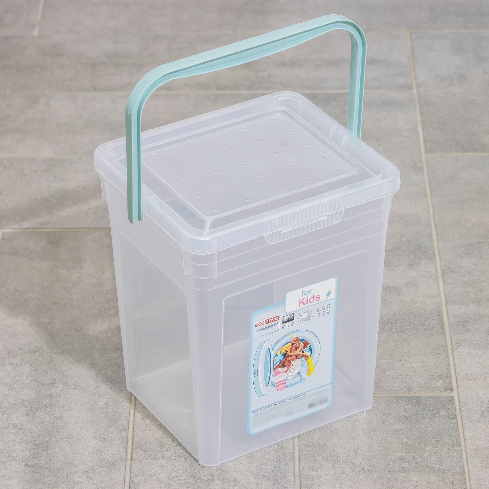 Контейнер для стирального порошка For kids, 8 л, с декором