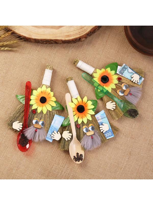 Оберег «Веник - домовой», микс