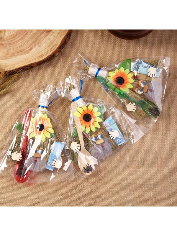 Оберег «Веник - домовой», микс