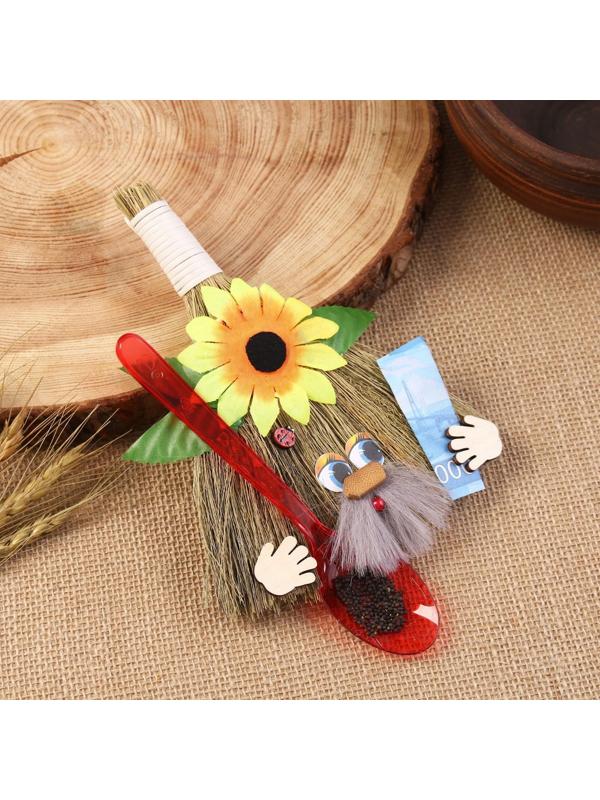 Оберег «Веник - домовой», микс