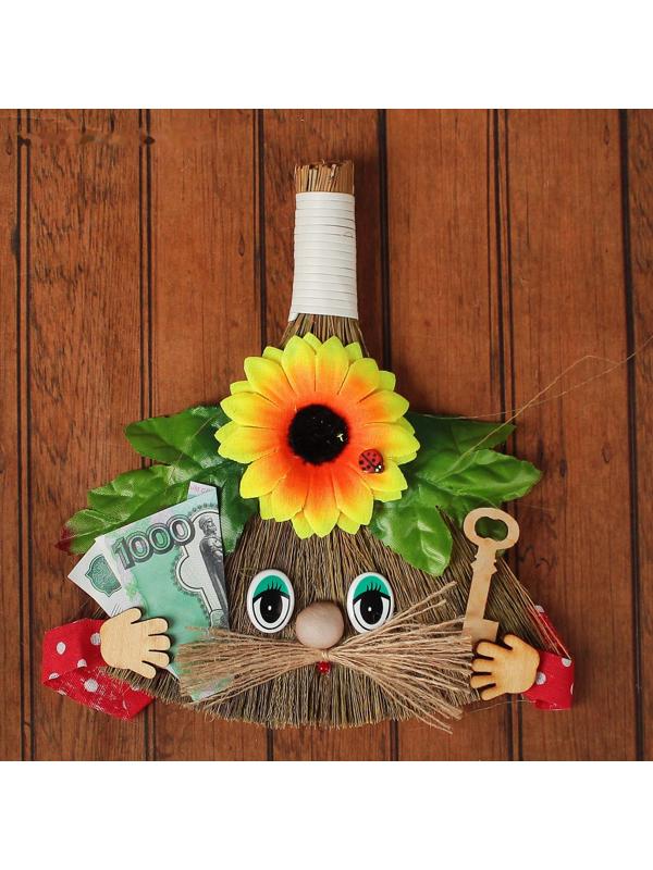 Оберег «Веник - домовой», микс