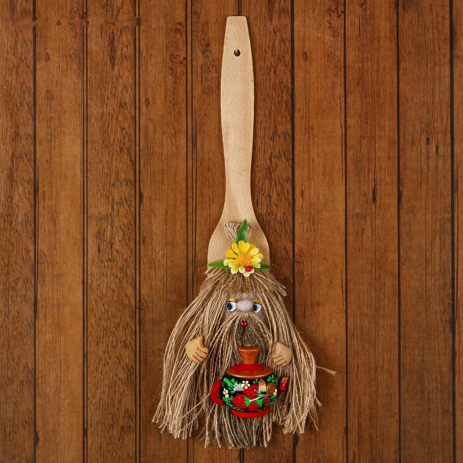 Оберег «Лопатка домовой», 30 см, микс