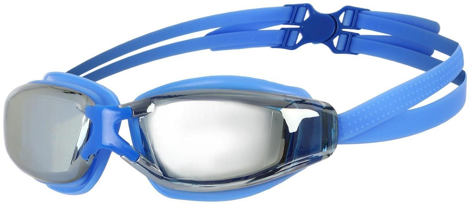 Очки для плавания взрослые, цвета микс