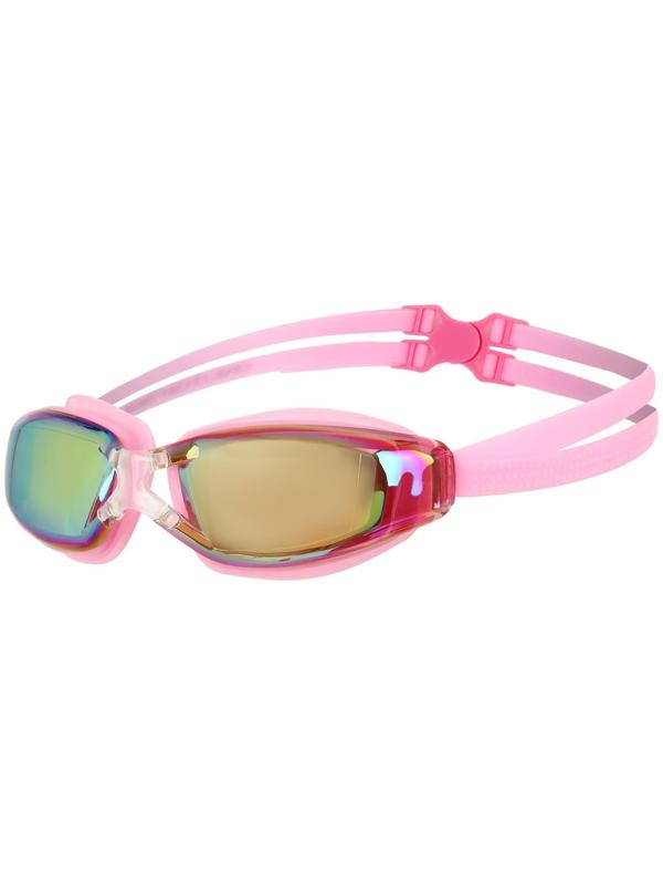 Очки для плавания взрослые, цвета микс