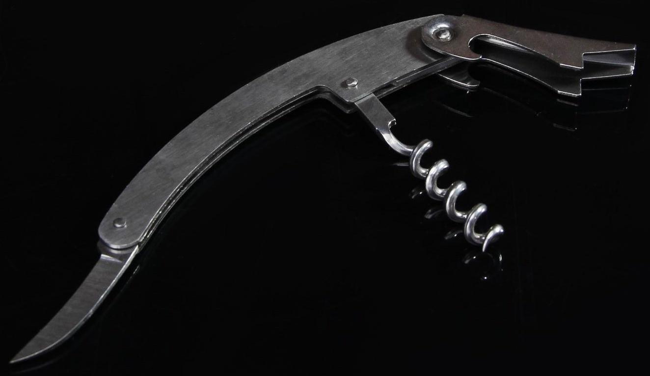 Набор для вина Доляна, 6 предметов: кейс для бутылки, каплеуловитель, штопор, пробка, кольцо, нож для фольги