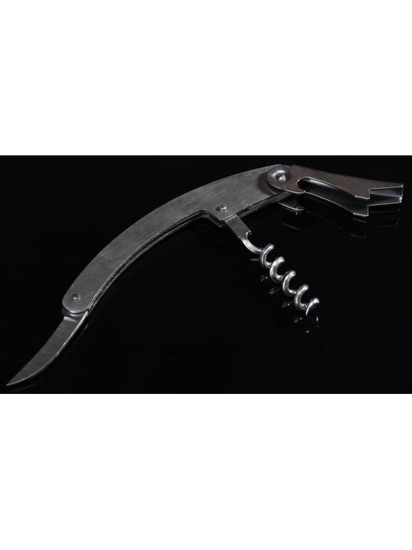 Набор для вина Доляна, 6 предметов: кейс для бутылки, каплеуловитель, штопор, пробка, кольцо, нож для фольги